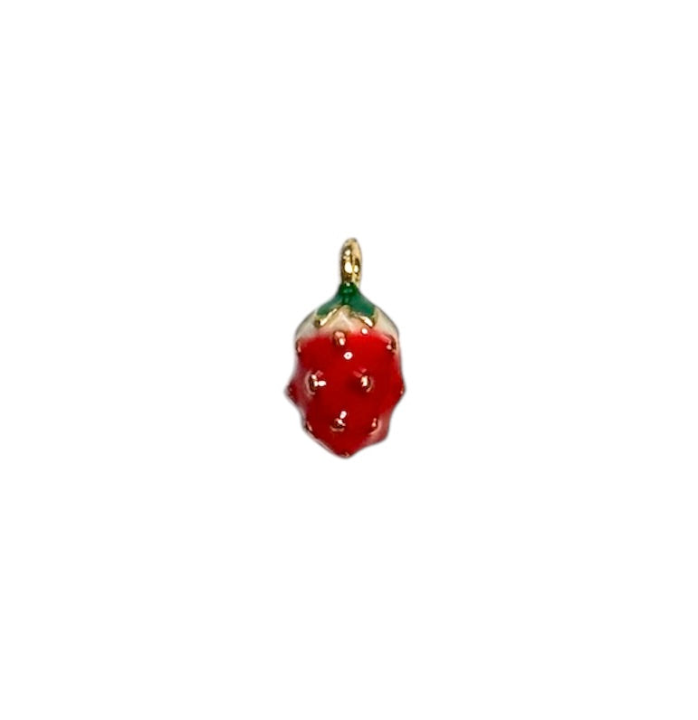 3D Strawberry Charm