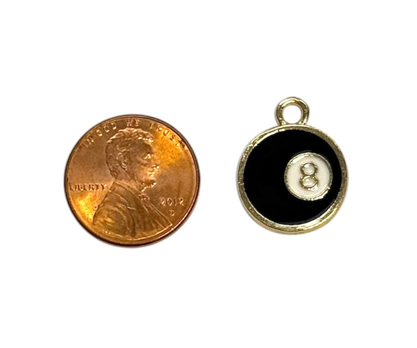 8 Ball Charm