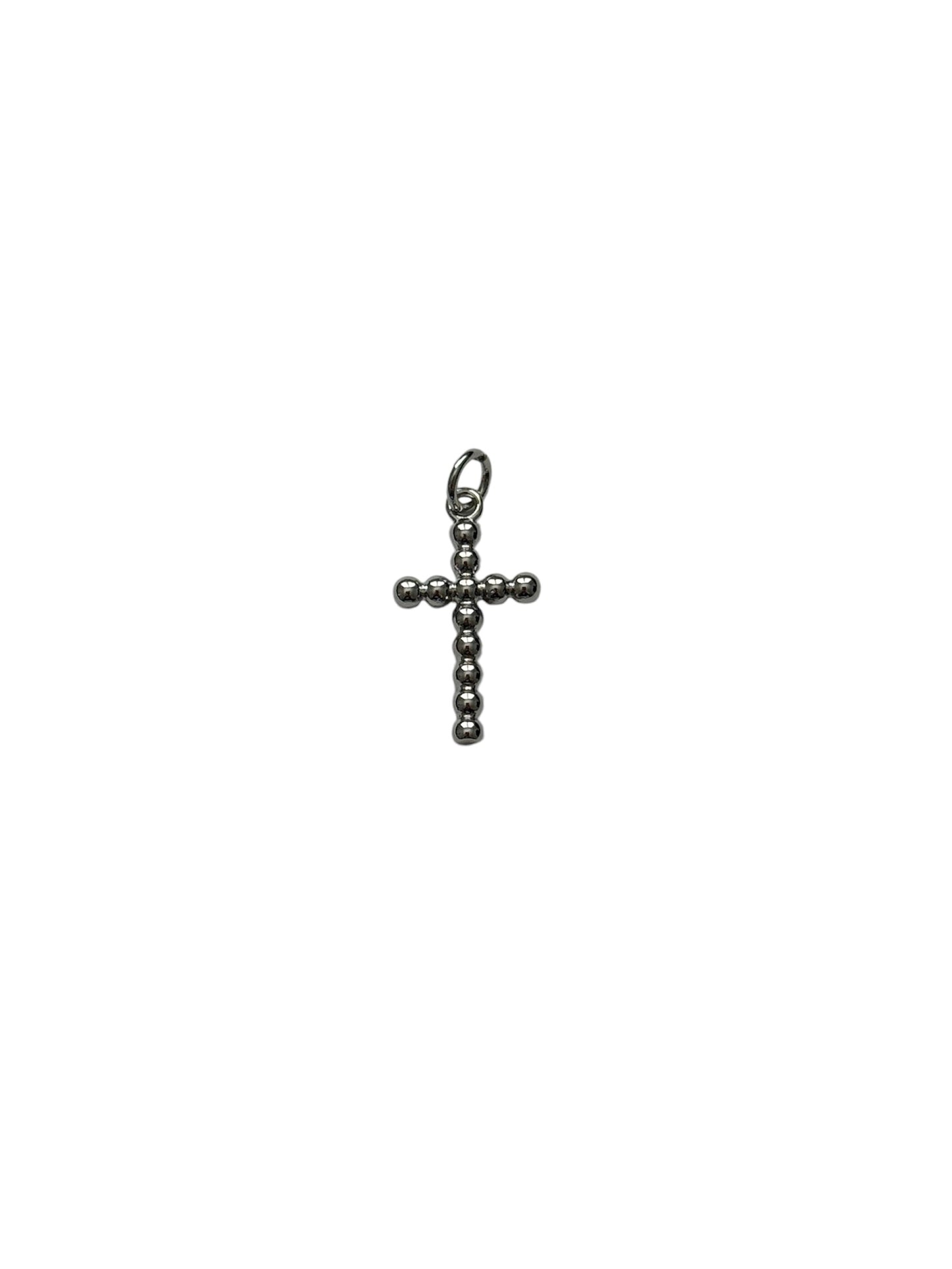 Silver Cross Charm