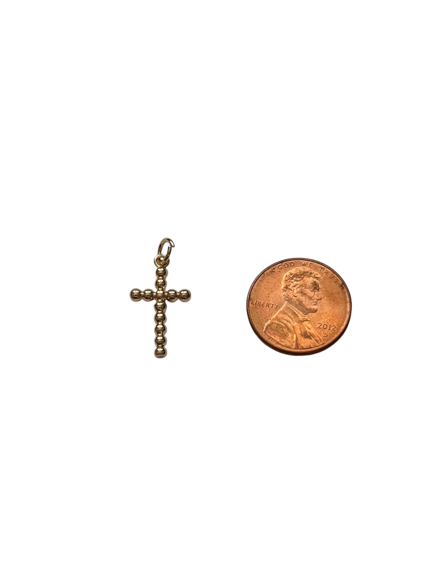 Gold Cross Charm