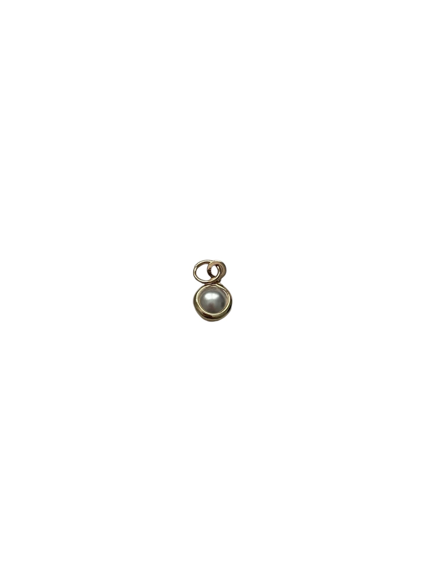 Tiny Pearl Charm (Gold)