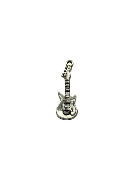 Silver Guitar Charm