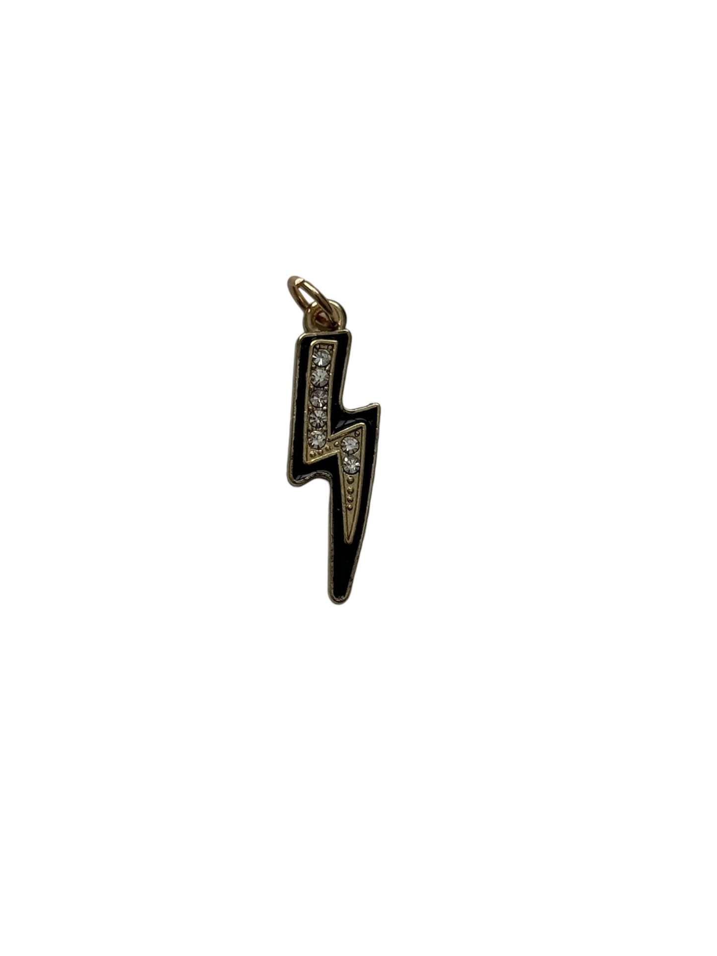 Diamond Lightning Bolt Charm