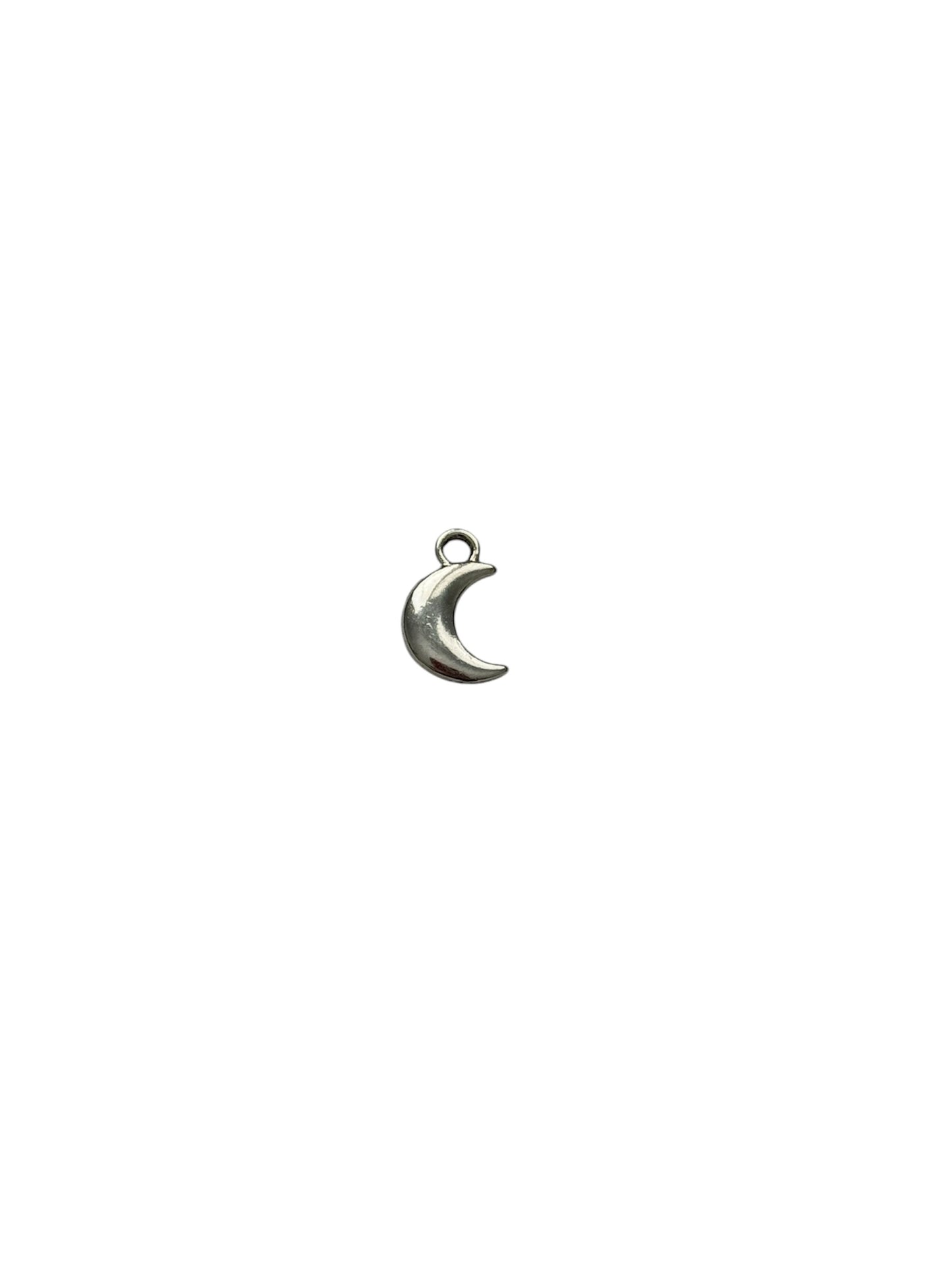 Silver Moon Charm