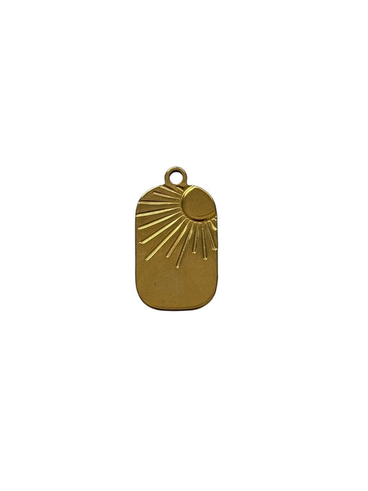 Gold Sun Charm