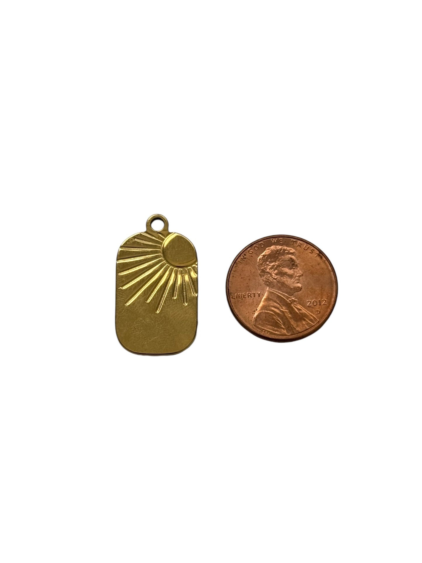 Gold Sun Charm