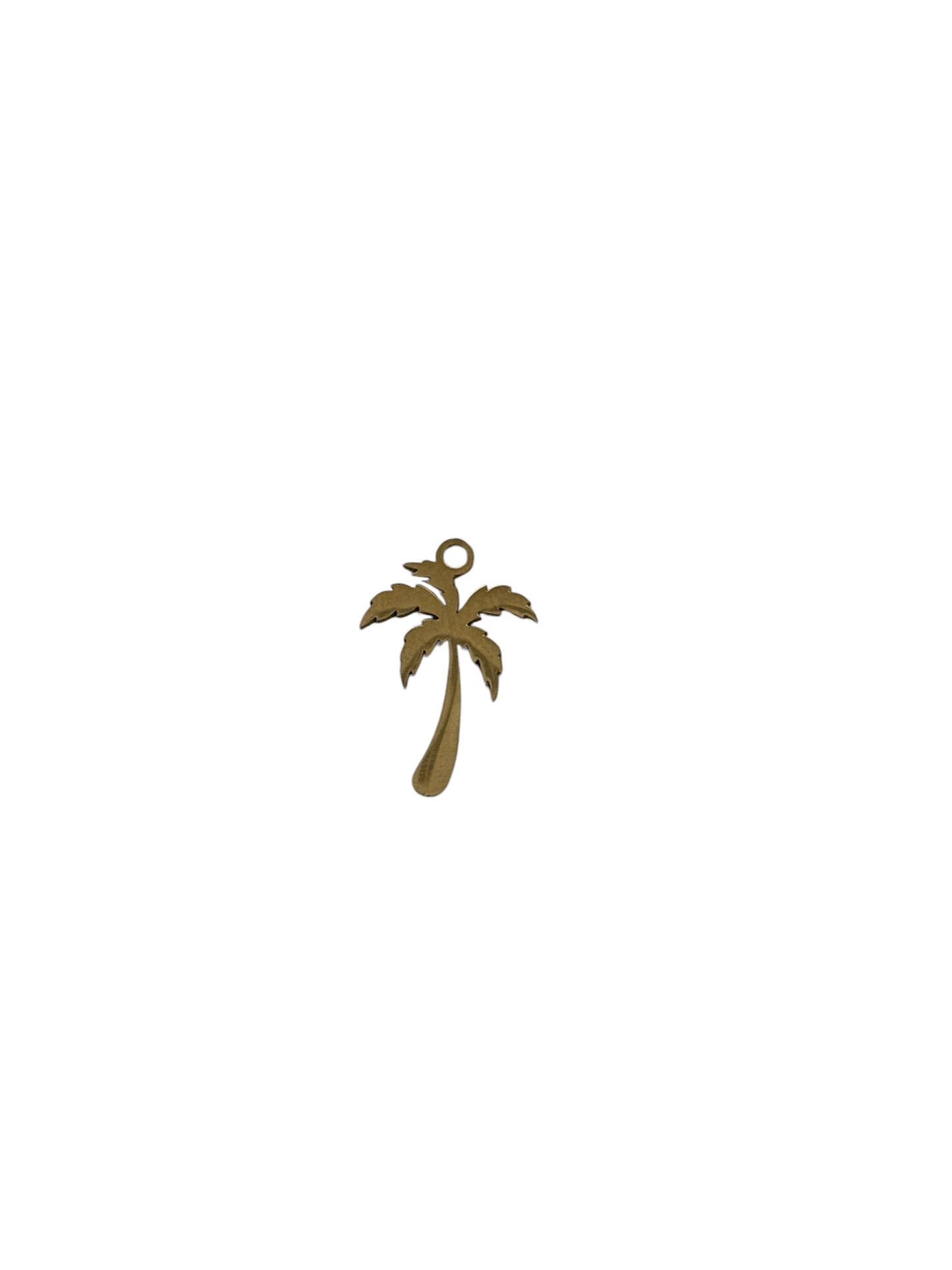 Gold Palm Tree Charm