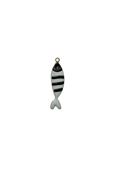 Striped Fish Charm