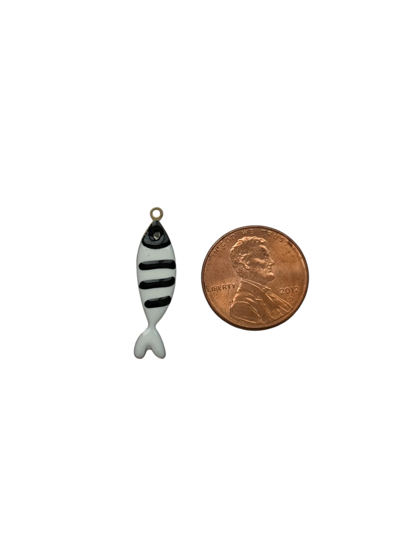 Striped Fish Charm