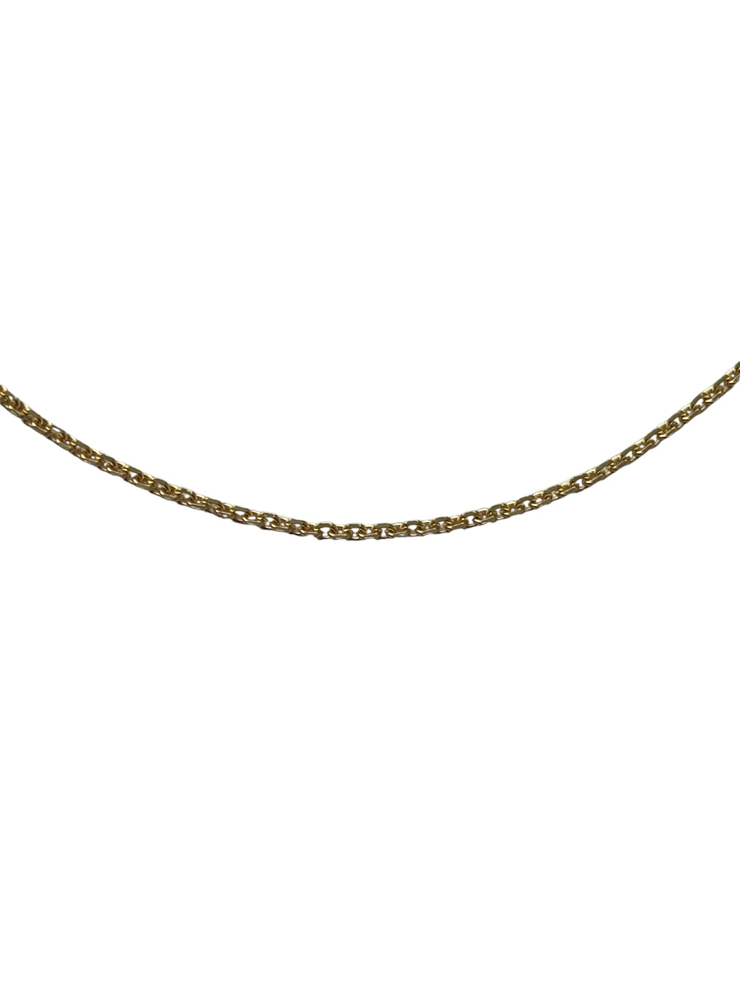 Gold Cable Chain Necklace