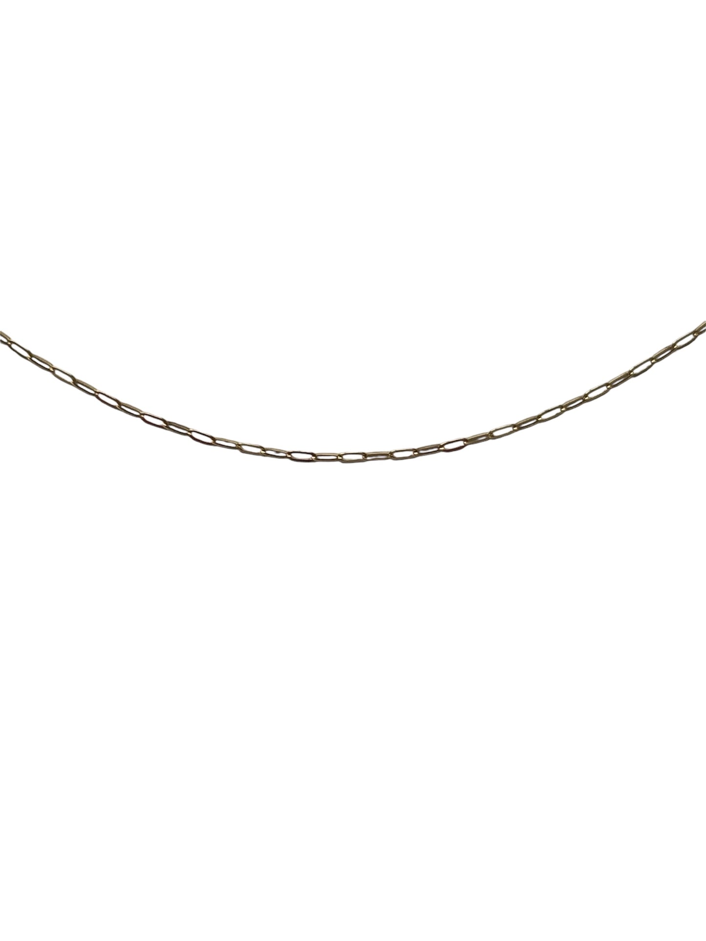 Gold Small Paperclip Necklace