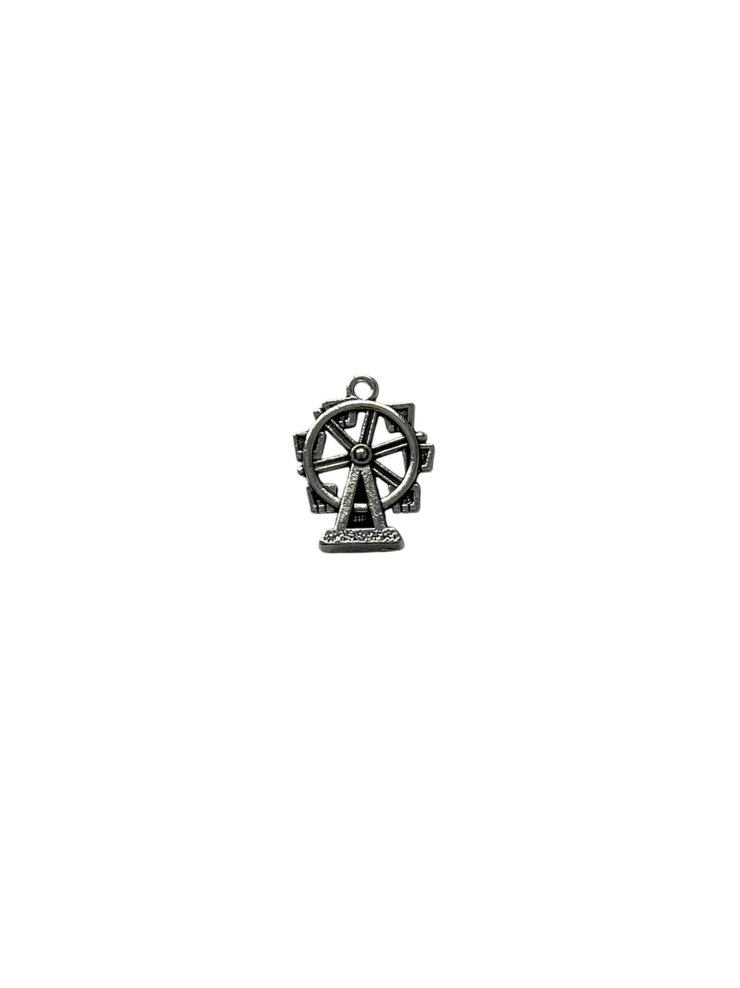 Silver Ferris Wheel Charm