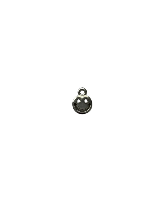 Silver Smiley Charm