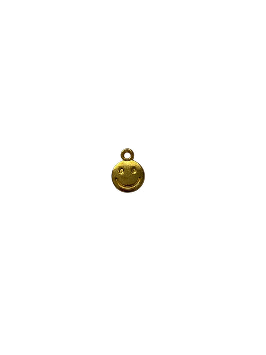 Gold Smiley Charm