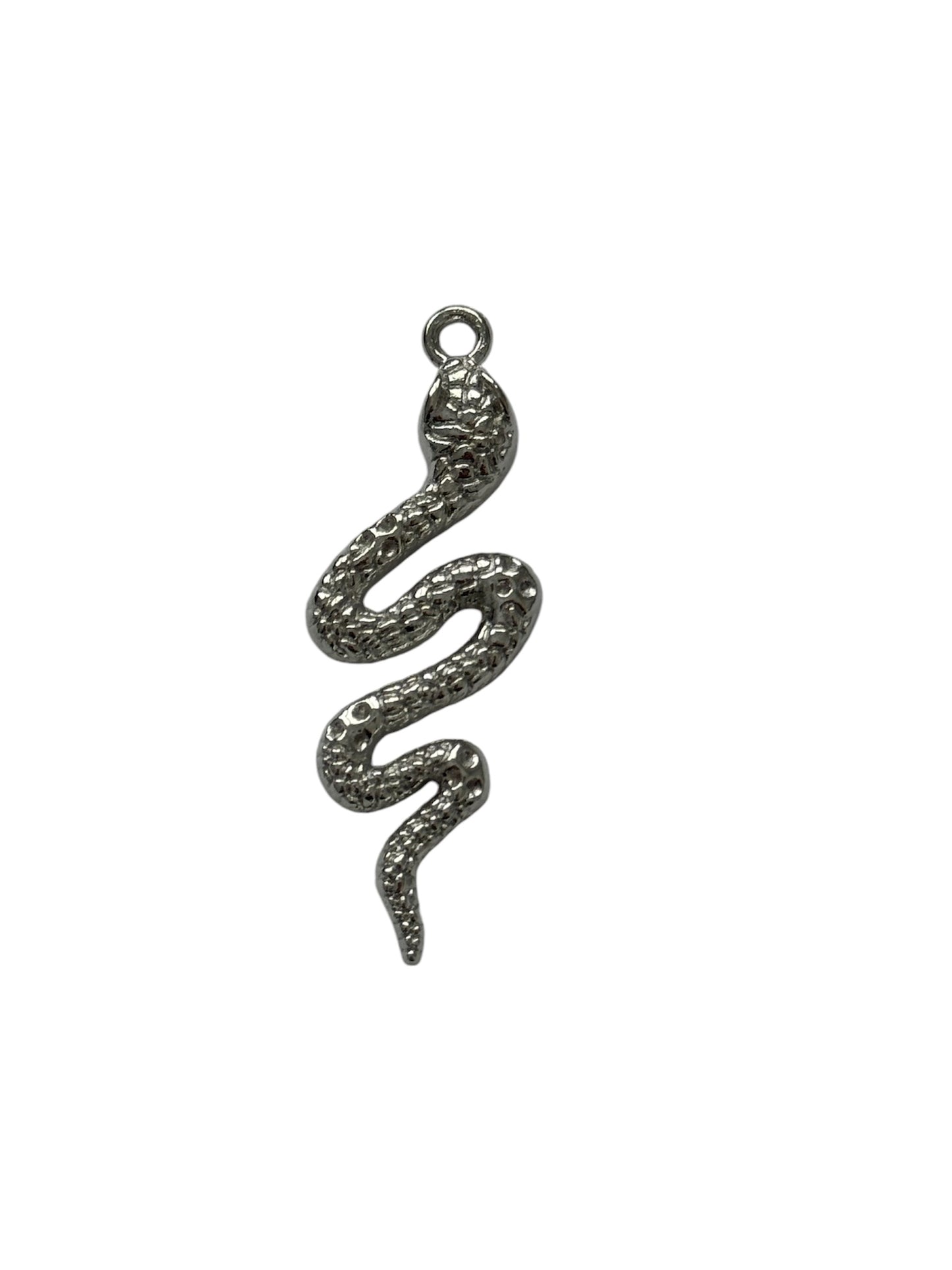 Silver Snake Charm