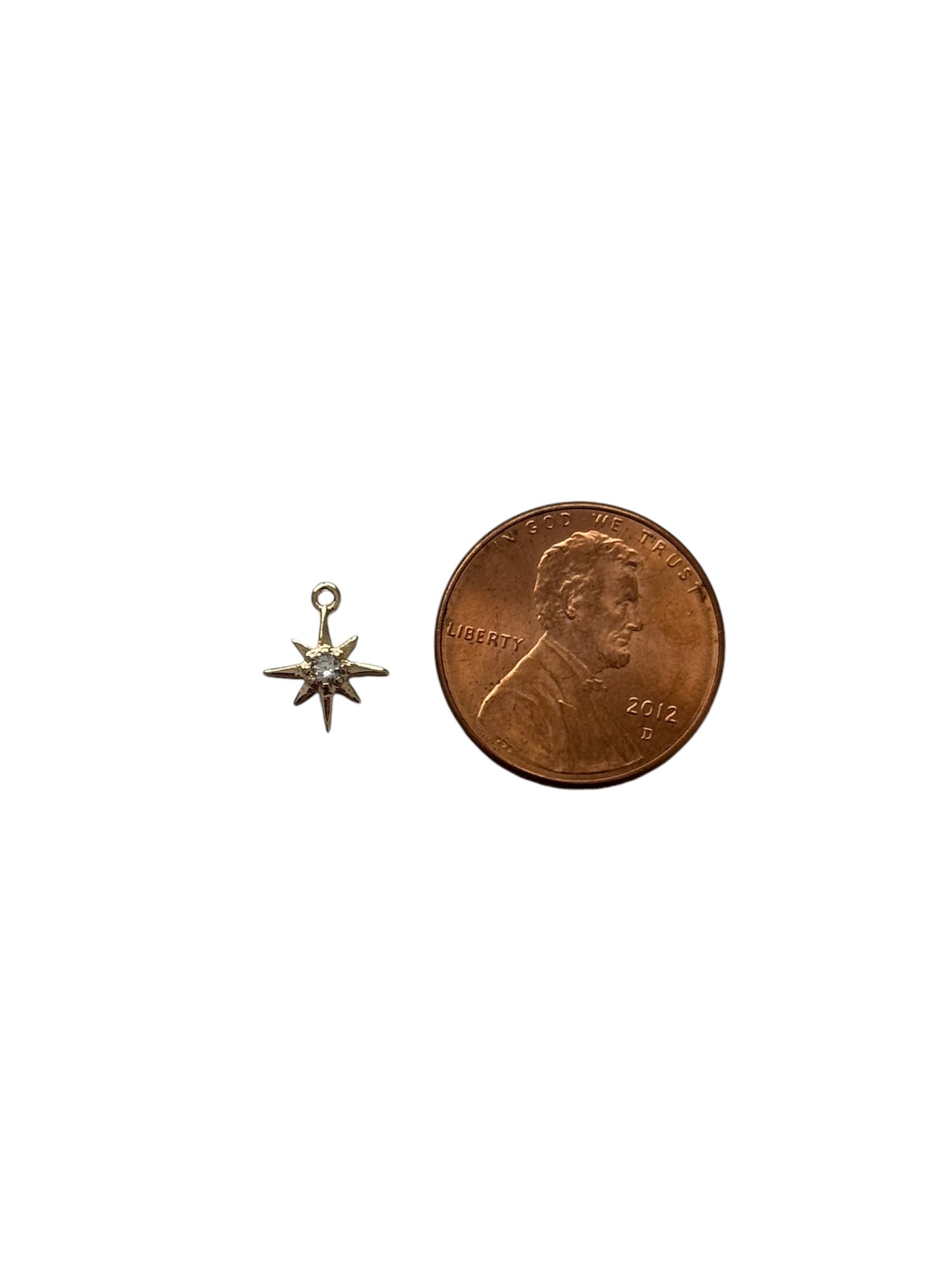 Tiny 8 Point Star Charm