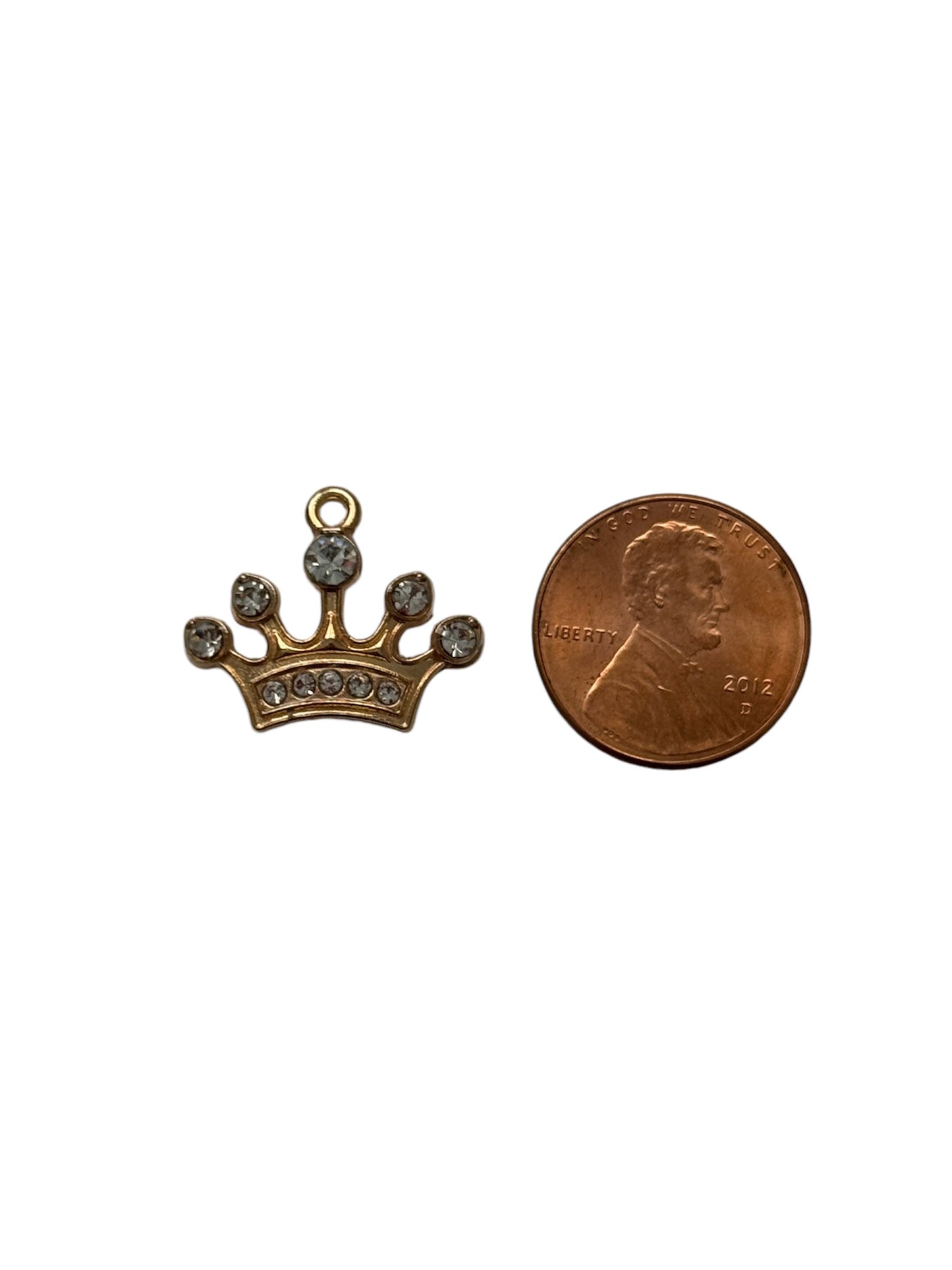 Gold Crown Charm