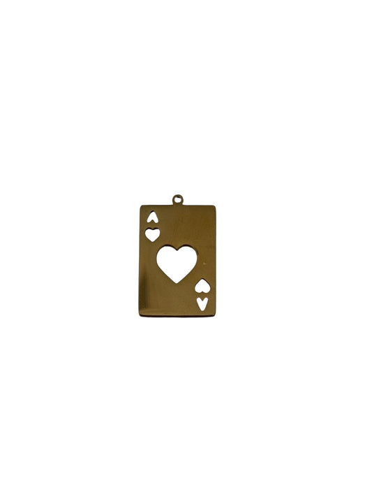 Playing Card Charm (Gold & Silver)