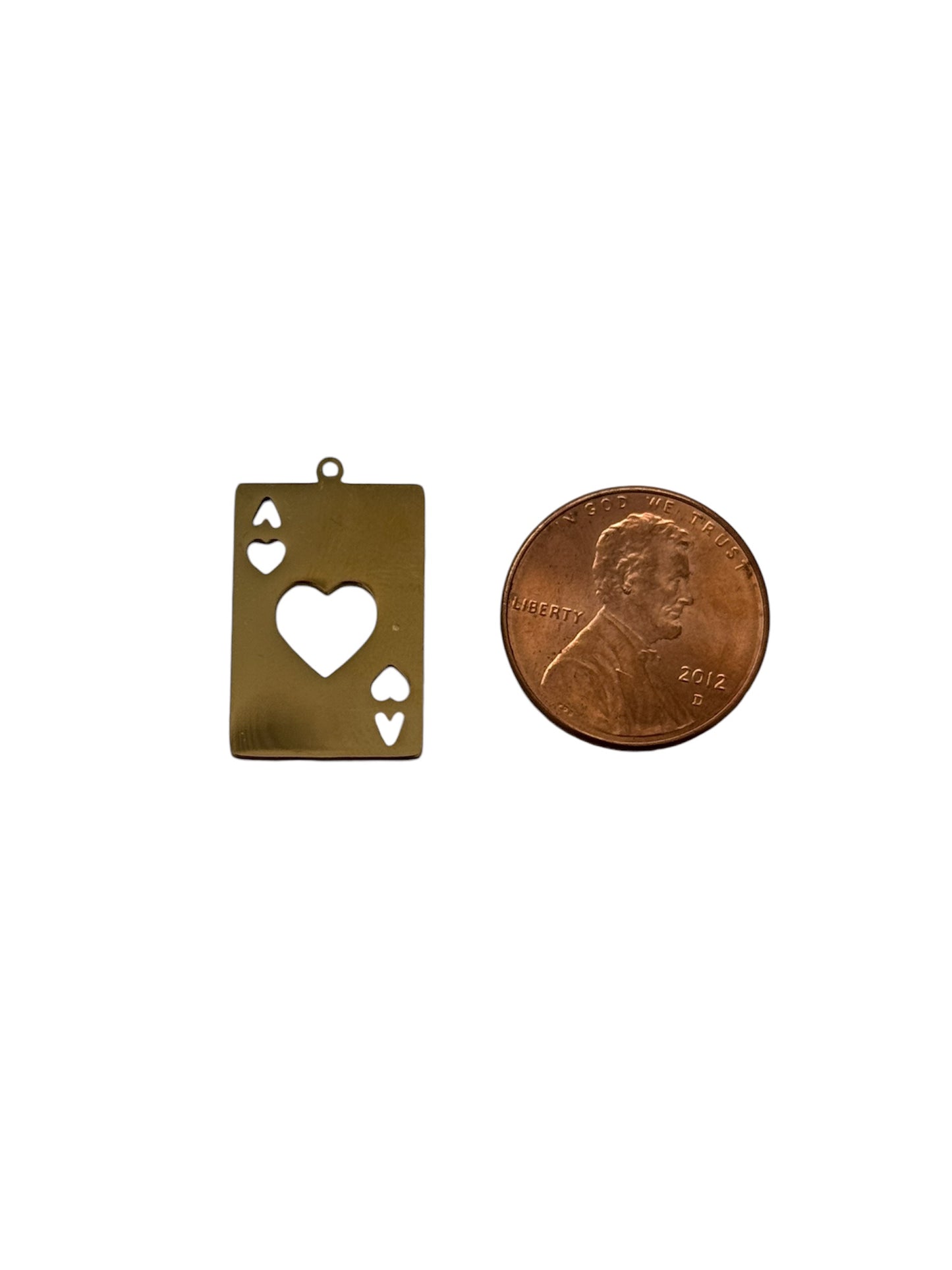 Playing Card Charm (Gold & Silver)