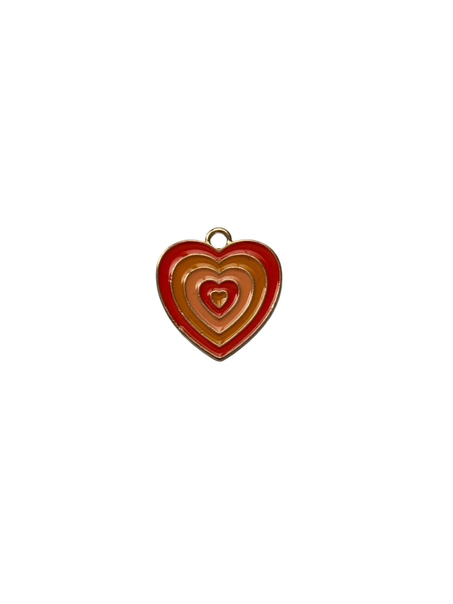 Swirly Heart Charm