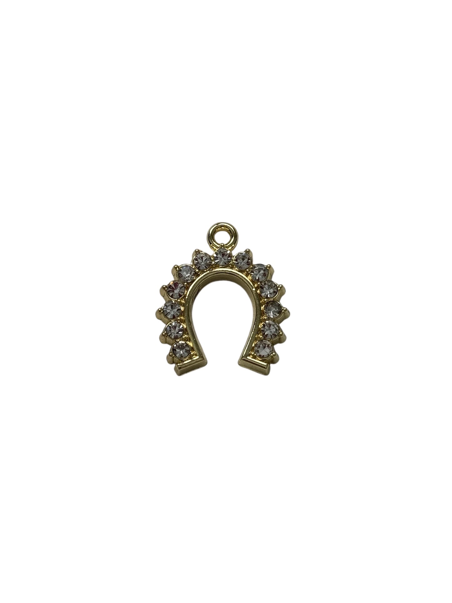 Sparkly Horseshoe Charm