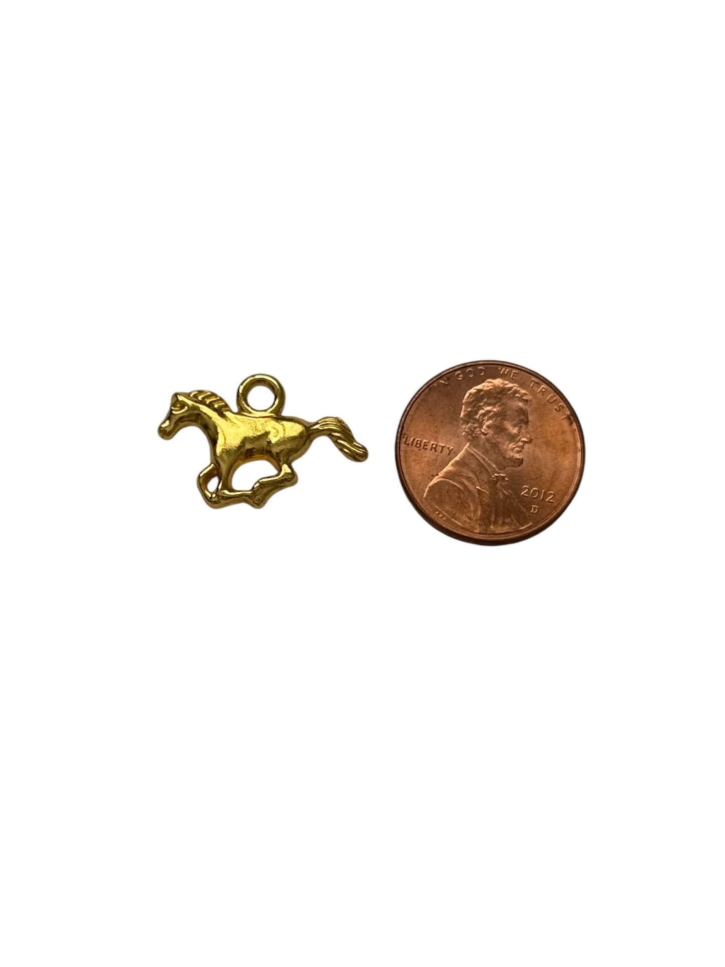 Gold Horse Charm