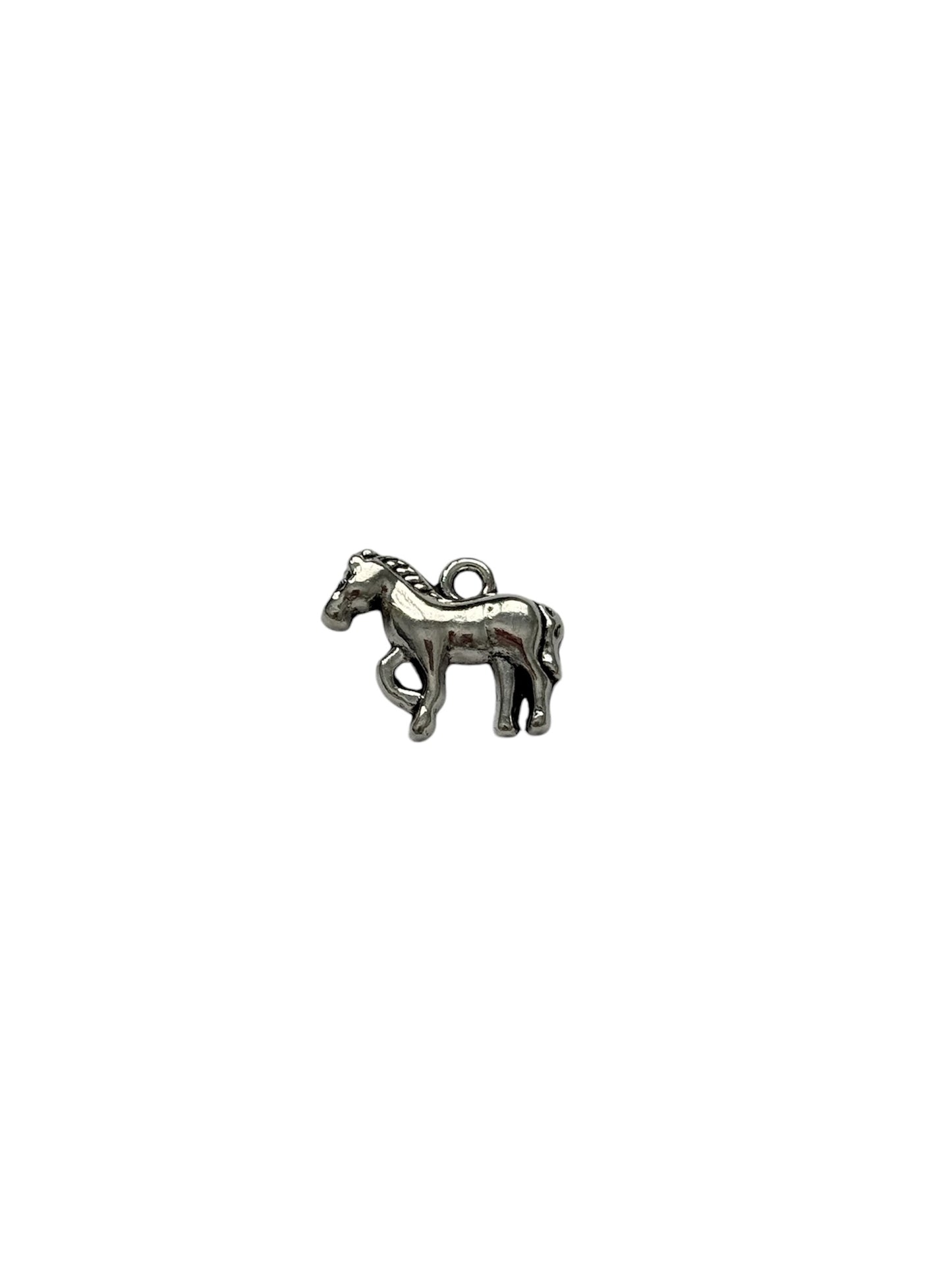 Silver Horse Charm