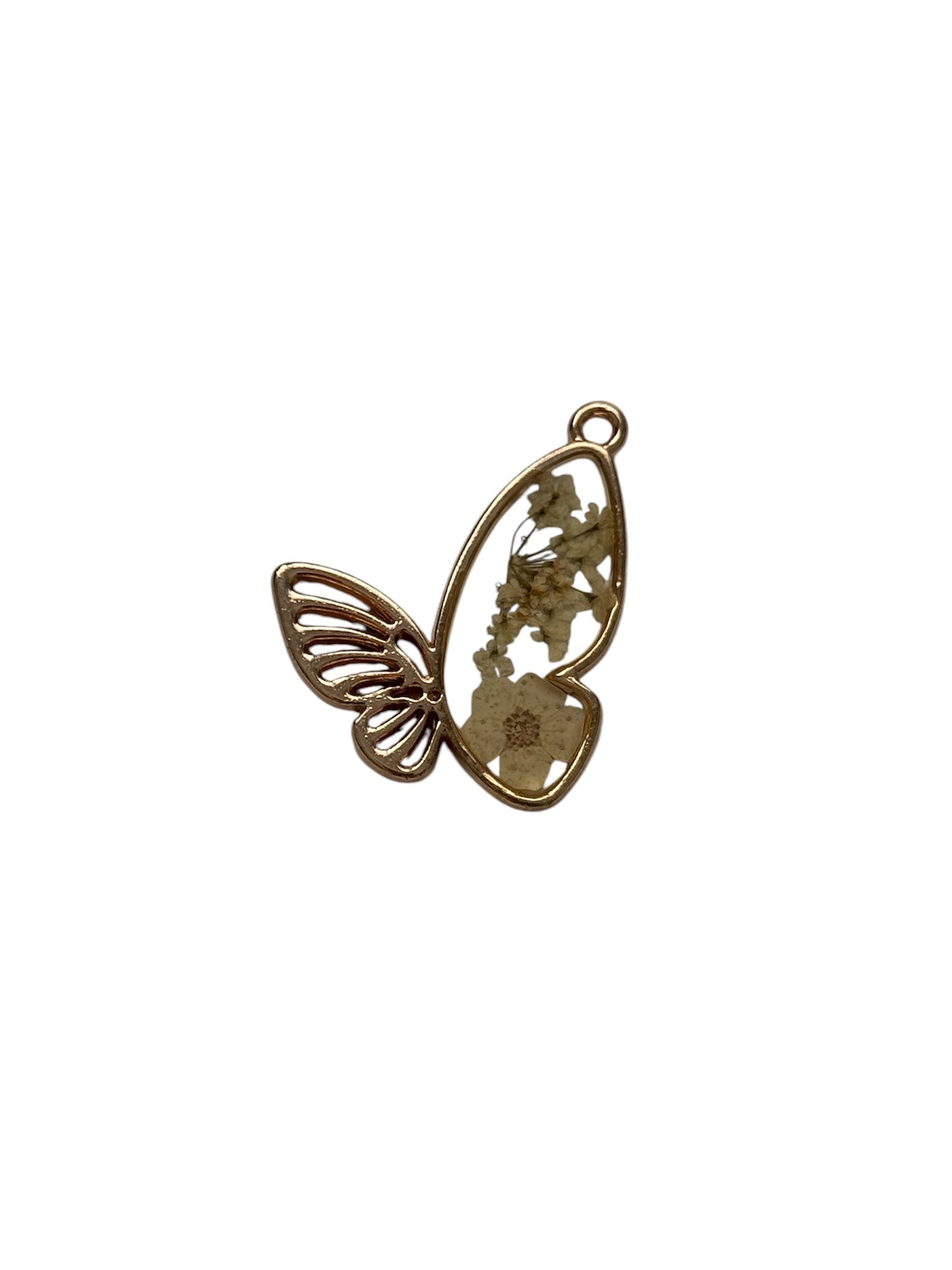 Floral Butterfly Charm