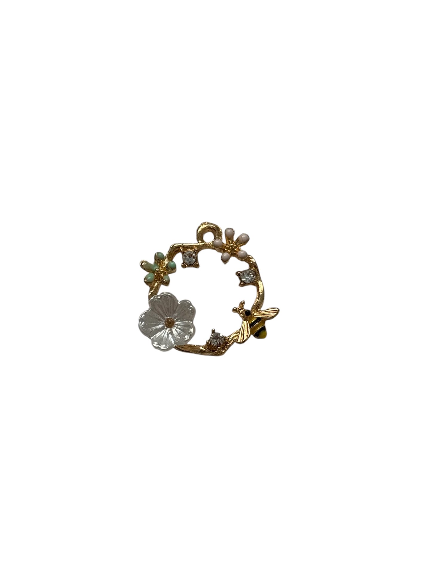 Floral Wreath Charm