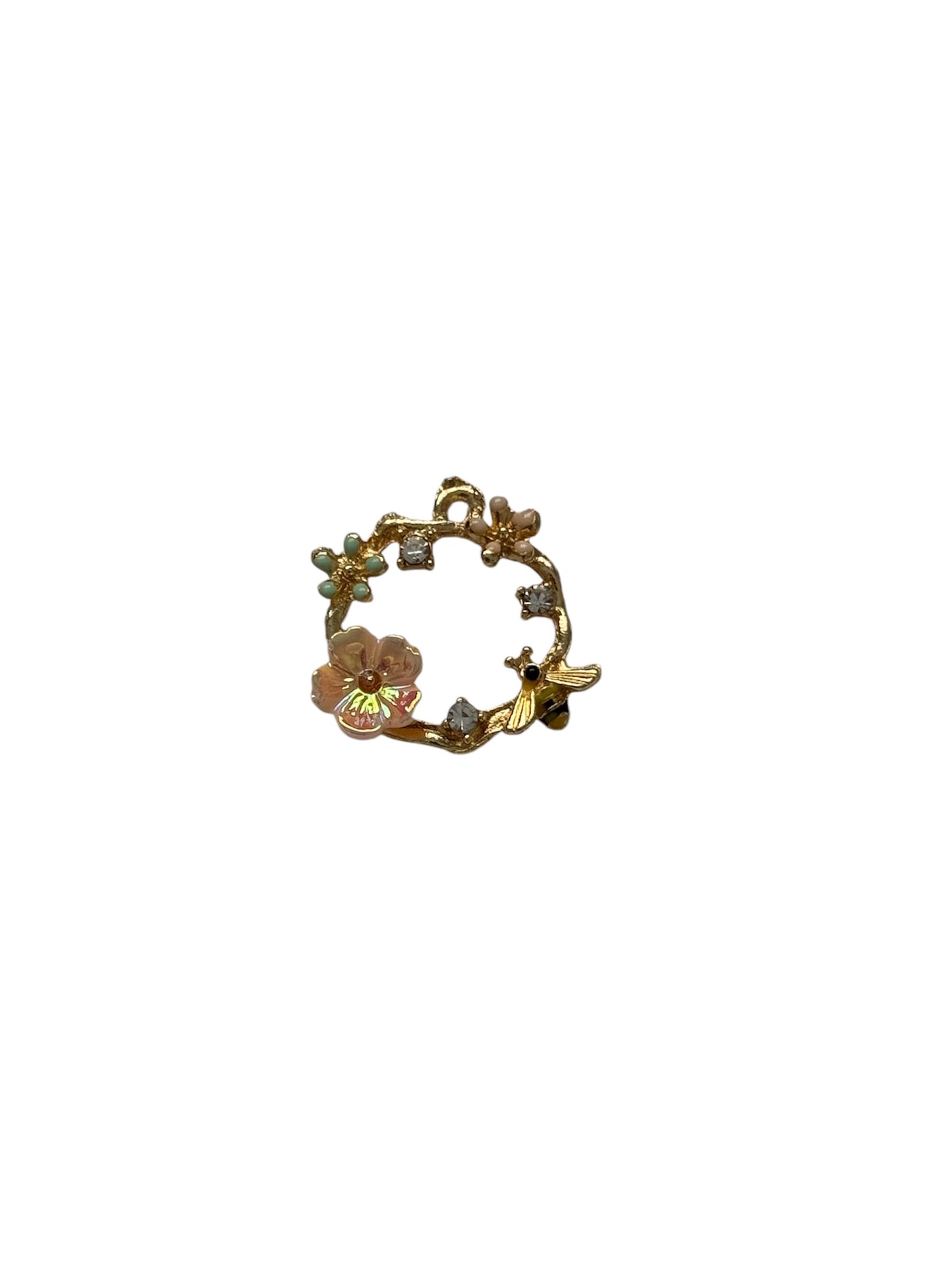 Floral Wreath Charm