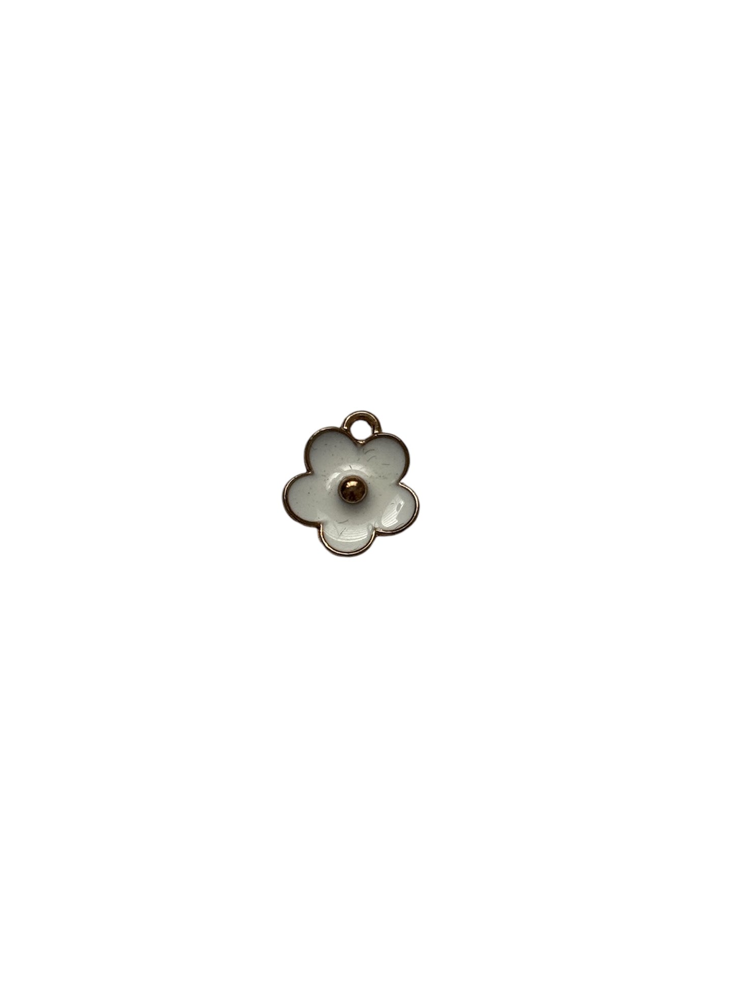 White Flower Charm