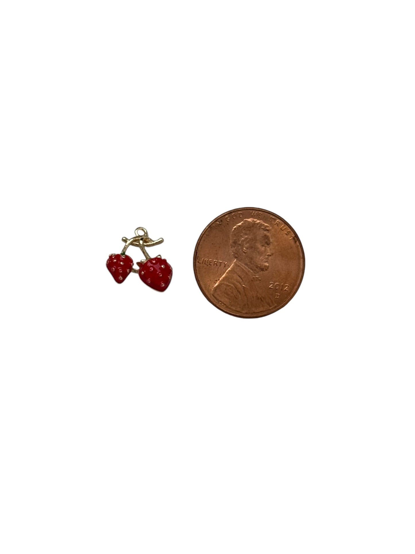 Tiny Strawberries Charm