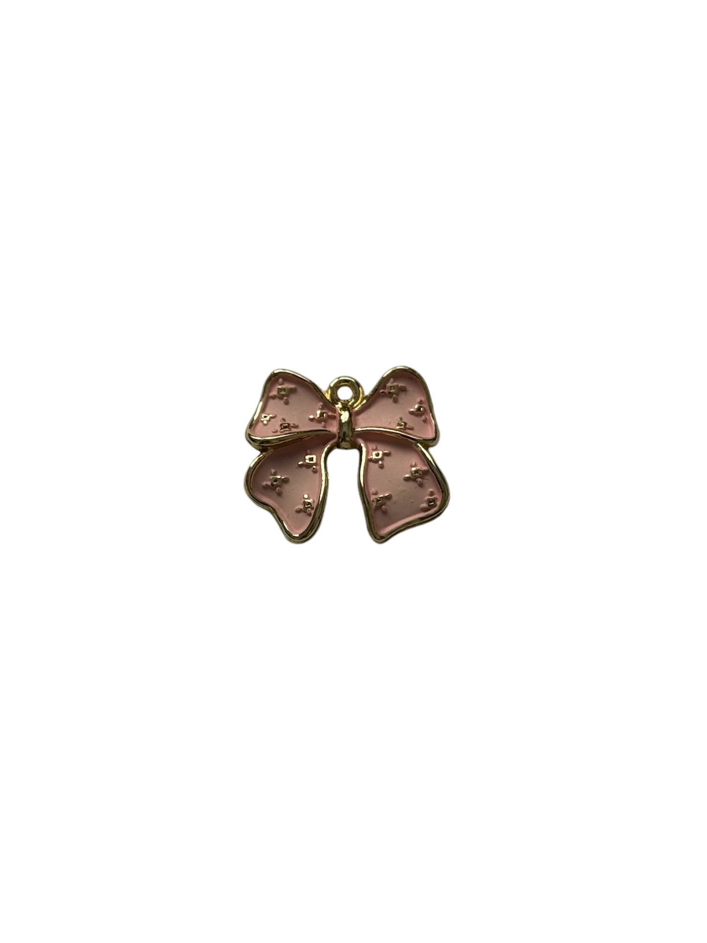 Pink Bow Charm