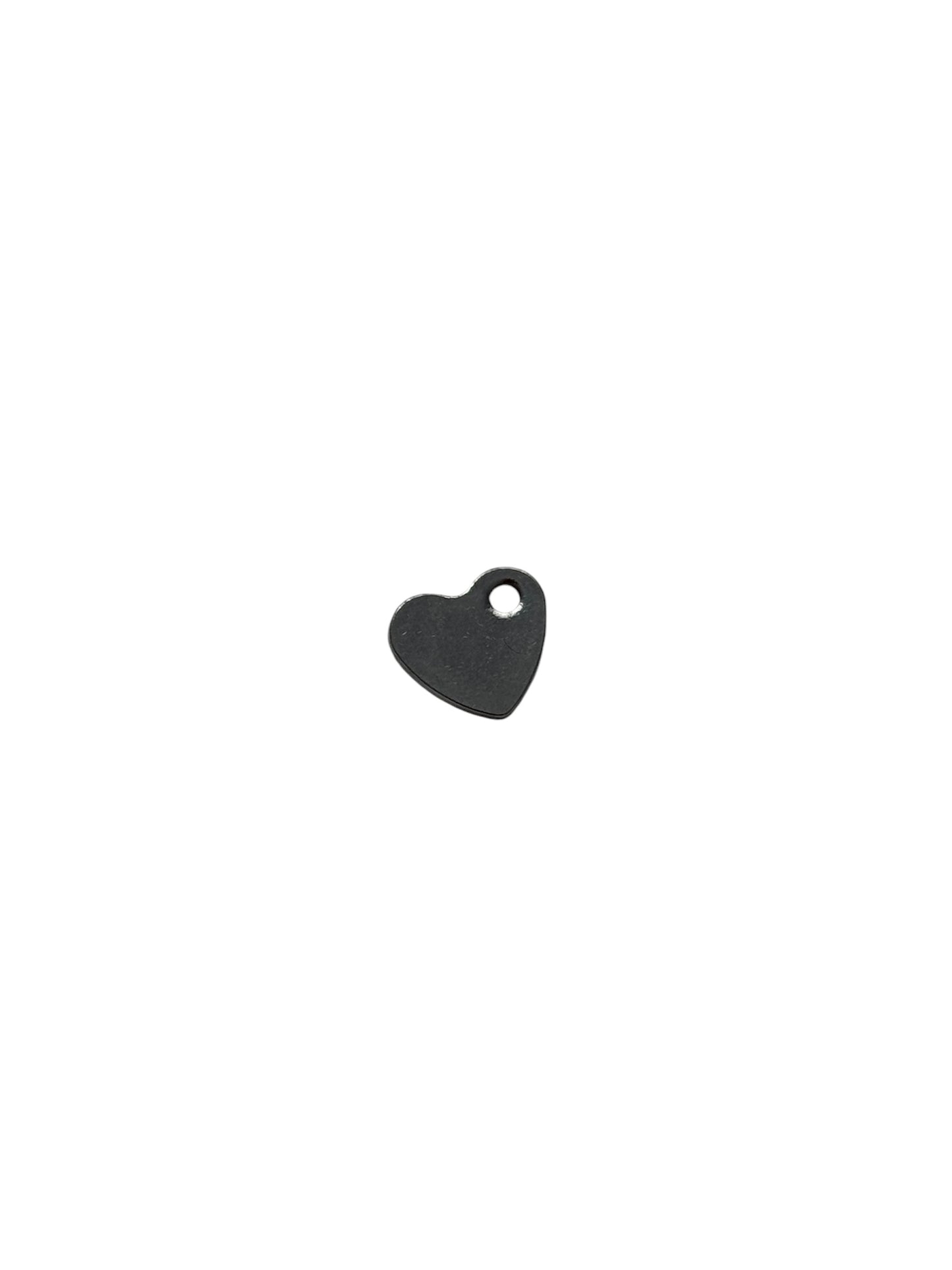 Tiny Silver Heart Charm