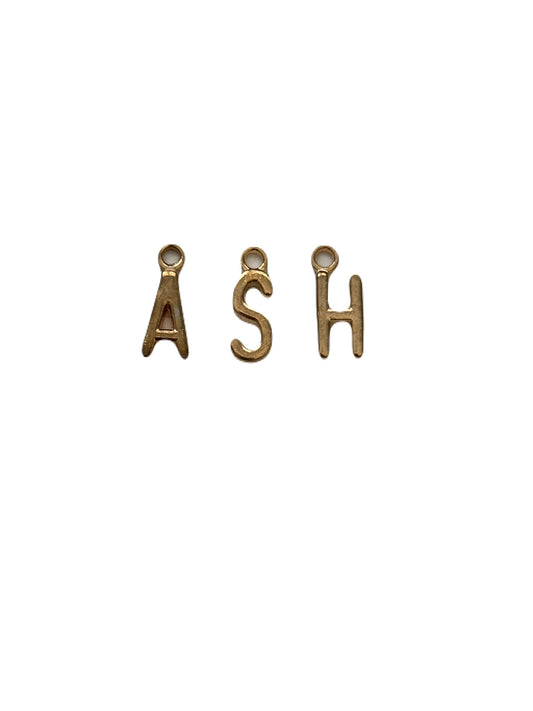 Basic Letter Charm