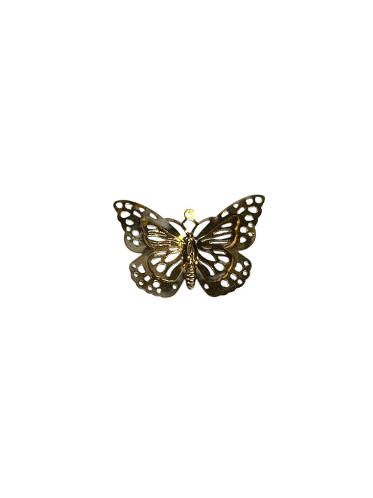 Large Gold Butterfly Charm