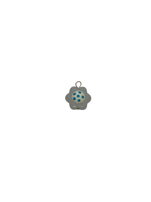 Polka Dot Flower Charm