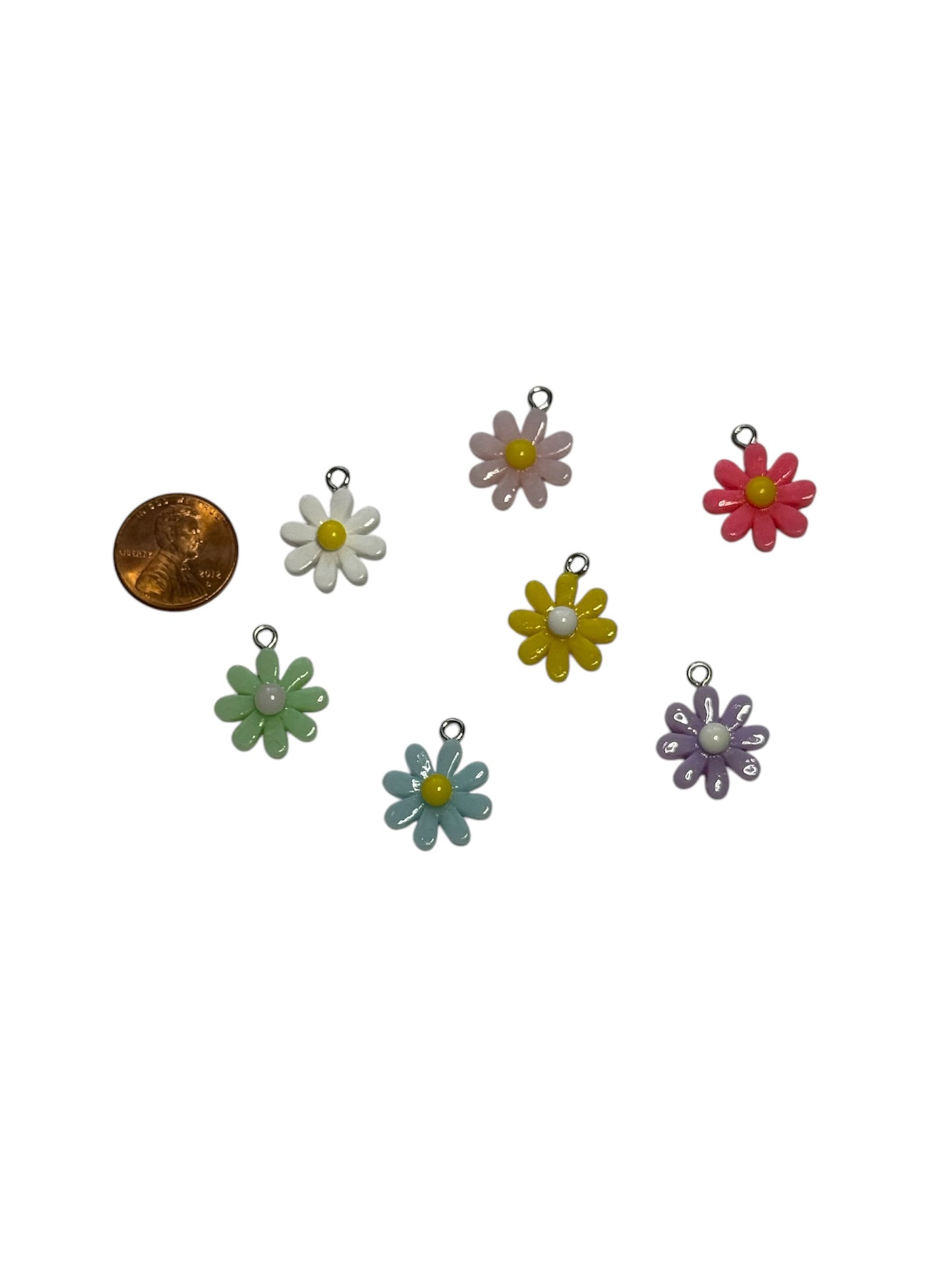 Colorful Daisy Charm