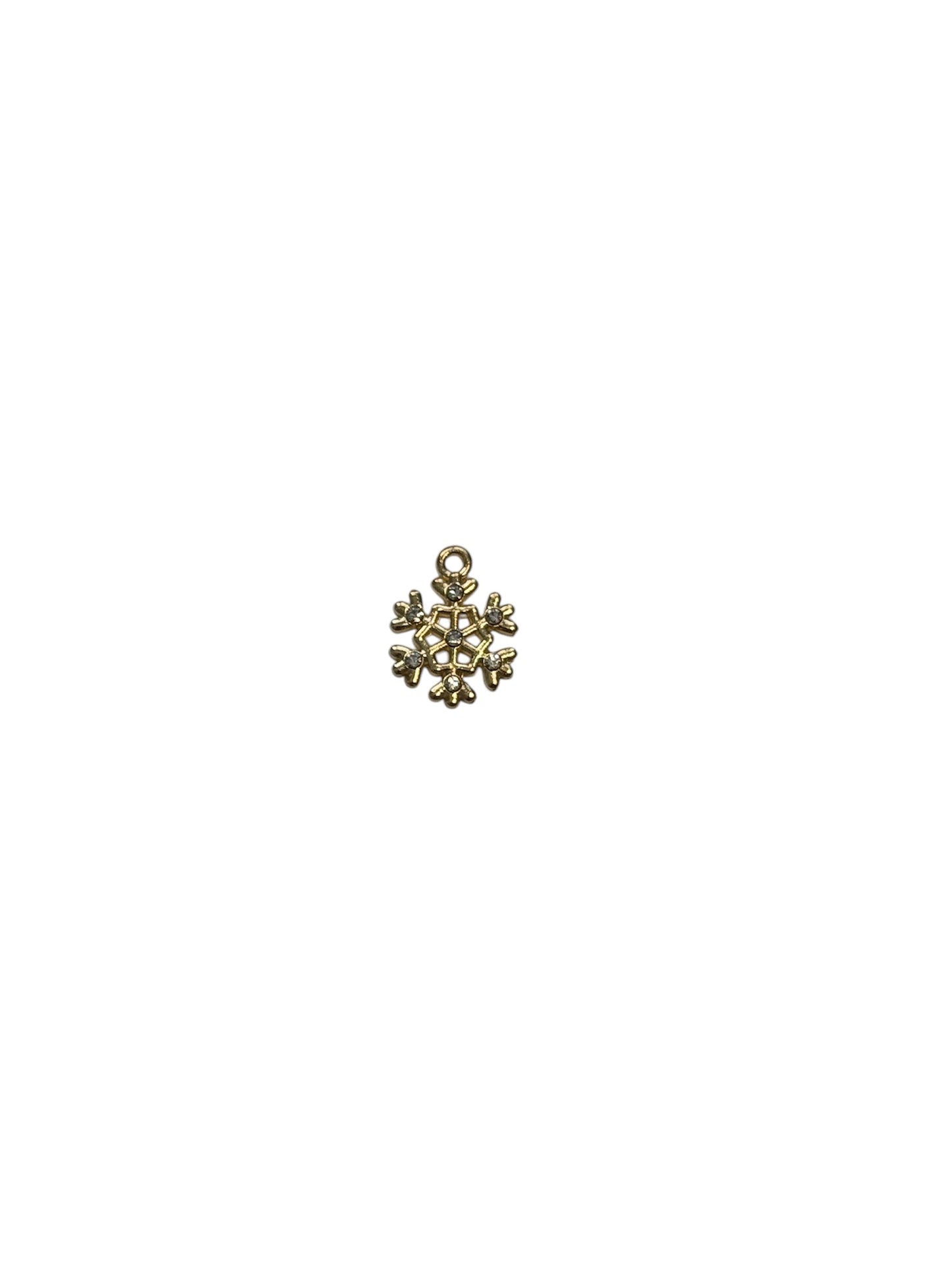 Gold Snowflake Charm