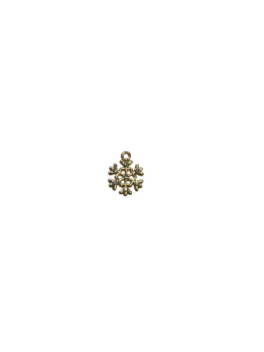 Gold Snowflake Charm