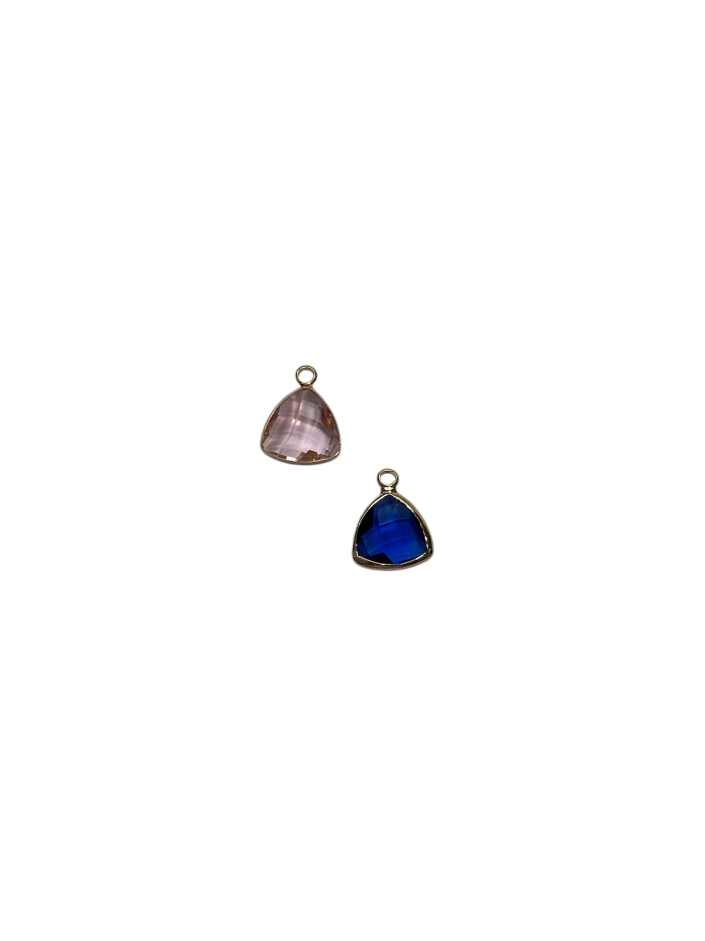 Colorful Triangle Gem Charm