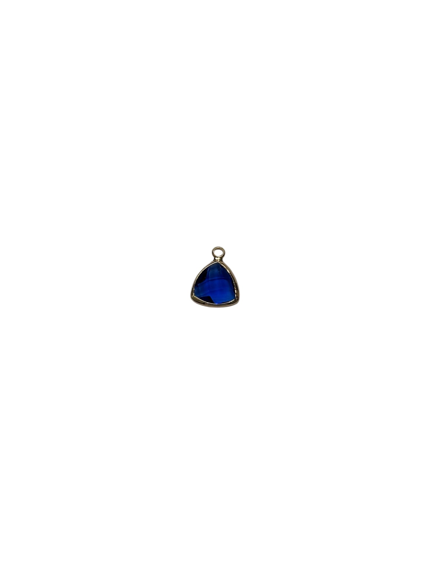 Colorful Triangle Gem Charm