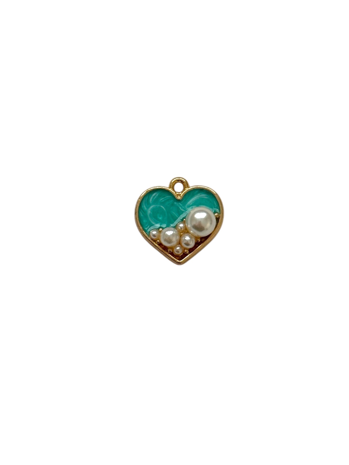 Pearly Heart Charm