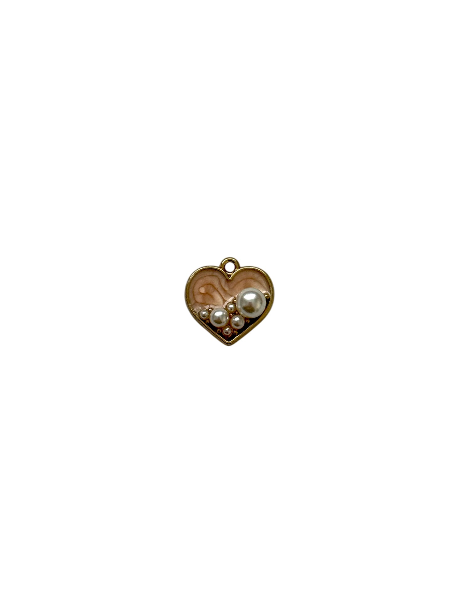 Pearly Heart Charm